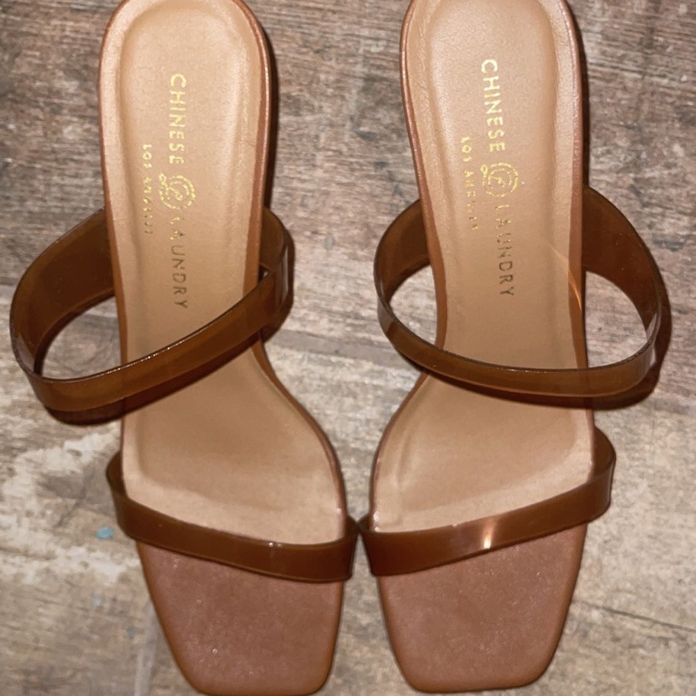 Brown heels